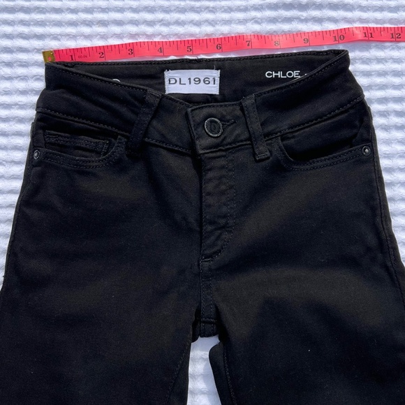 DL 1961 Chloe Skinny Girls' Black Jeans - Picture 9 of 15